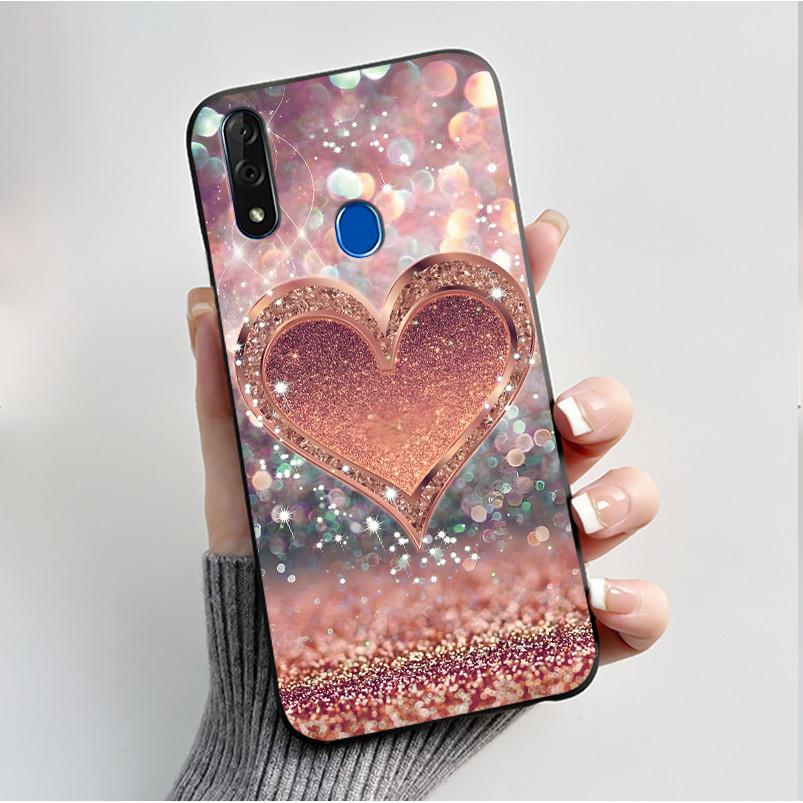 Printing Pattern Case For ZTE Blade V10 Fundas Shockproof Coque Capa Soft Silicone Black Shell Cover Cute Flower Cartoon Casing