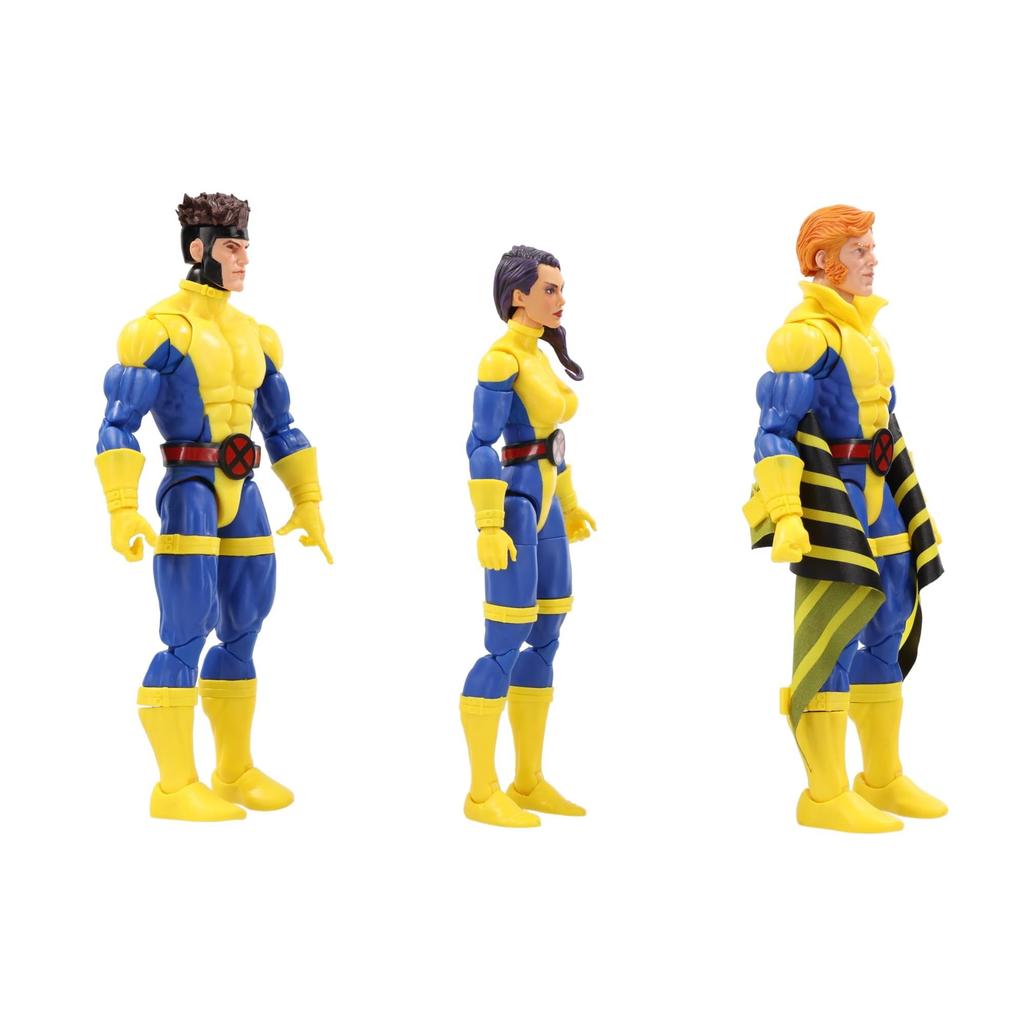 Marvel Legends Series Banshee Gambit Psylocke 60th Anniversary Action Figure Set & X-Men 6-inch