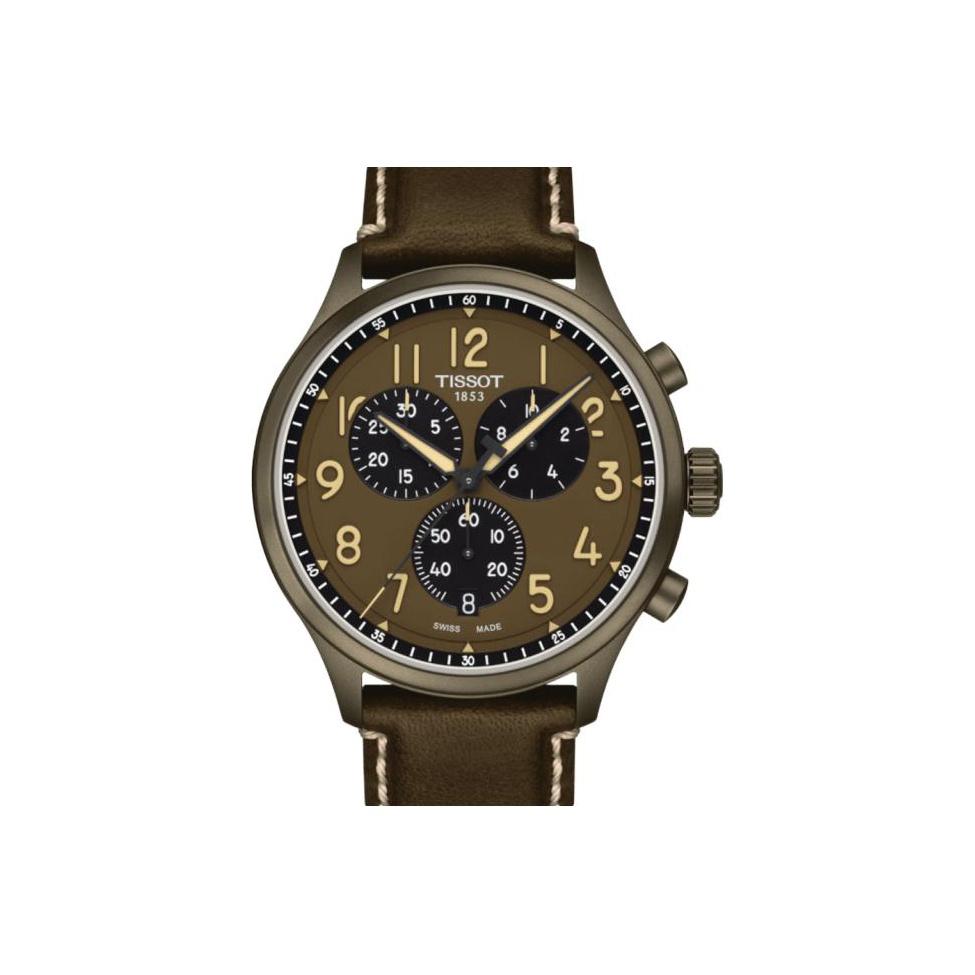 TISSOT Sports Collection Quartz Movement Men s Watch 45mm Brown Watch Dial T116.617.36.092.00 Brown Regular Watch Box