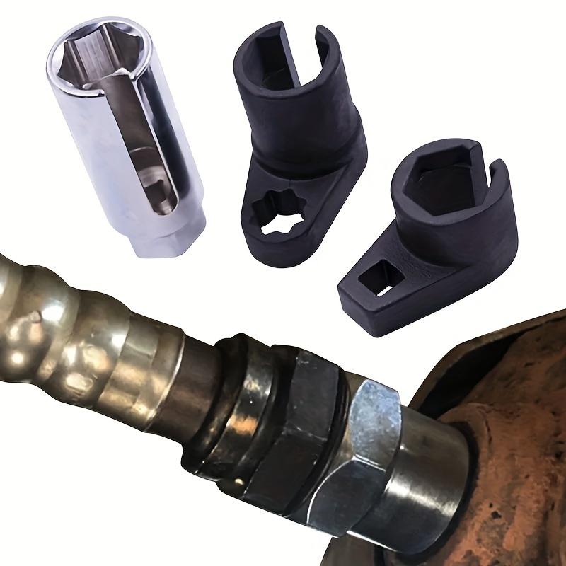 3-piece Oxygen Sensor Socket 6-point Wrench 1/2 Inch and 3/8 Inch Drive 22mm Universal Oxygen Sensor Switch Socket