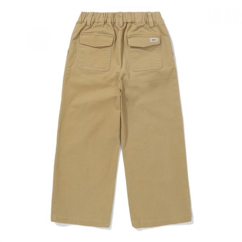 The Coffee Bean   Tea Leaf Beige Semi Wide Pants Ba12pt01bg