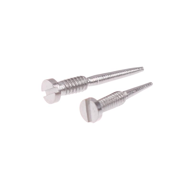 100Pcs Glasses Spring Hinge Screws Optical Eyewear Accessories Pointed End Self Aligning Screw Repair Supplies