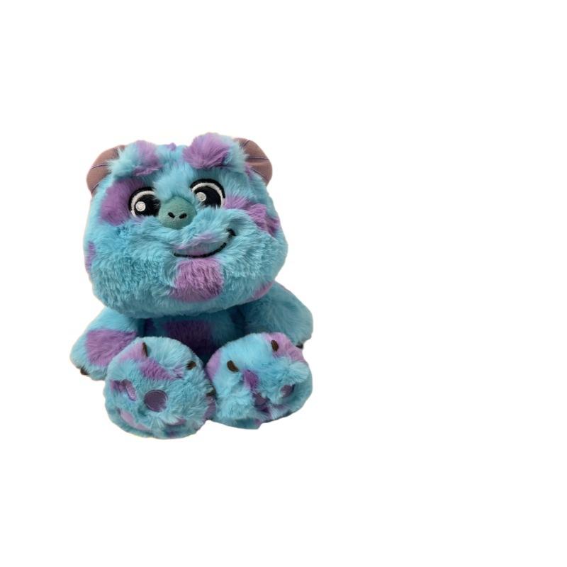 Breathing Blue Monster Sulley Plush Toy, Soothing Stuffed Animal for Kids Sleep, Cute Monster Doll, Birthday Gift