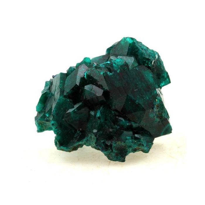 Pierres et Minéraux. Dioptase. 145.5 ct. Pimbi hill, Mindouli, Congo.