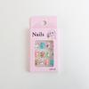 Snowflake Snowman Children Christmas False Nails Bunny Flower Bowknot Kids Cartoon Fake Nails Full Cover Nail Tips Nail Supplies