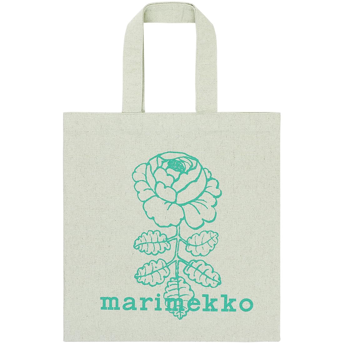 Тканевая сумка-тоут Marimekko Vankka Solid Wedding Rose, Зеленая, Женская, 94179 094179 770, Скандинавский дизайн [Б/у]