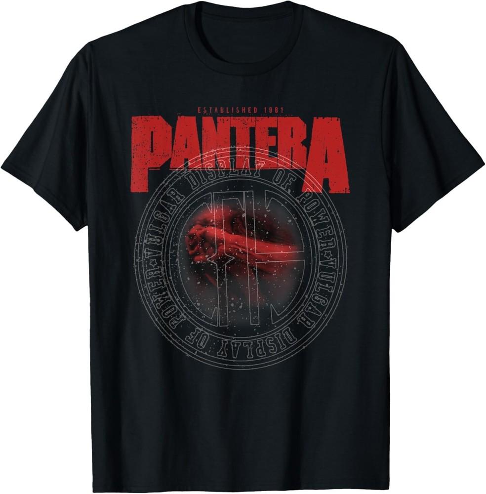 

Pantera Official Vulgar Display of Power Circle T-Shirt M