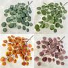 Painted Oil Artificial Leaves Wedding Props Decorate Realistic Foliage