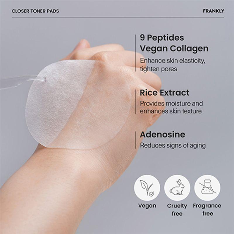 FRANKLY Closer Toner Pads 105ml