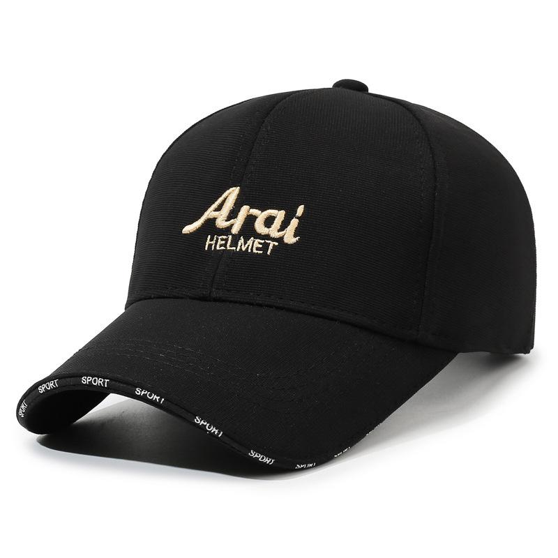 Enlarged And Widened Baseball Cap, Lengthened Brim 10.5Cm Men'S And Women'S Versatile Face Small Embroidered Sunshade Cap
