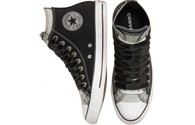 Converse Dvojitý horní Chuck Taylor All Star 'Black Silver' 167467C