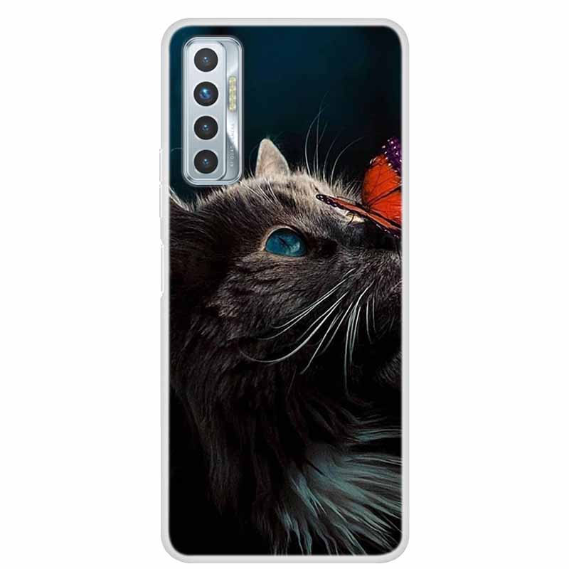 For Tecno Camon 17P Case Luxury Silicone TPU Soft Cover Phone Case For Tecno Camon 17 CG7 CG6 1 7 Coque Shockproof Cartoon Funda