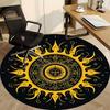 1pc Sun Mandala Chair Carpet for Office, Soft Flannel Throw Mat, Perfect for Office,Holiday Party Decoration Choice yy251113060
