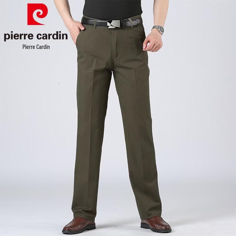 Pierre Cardin Men's Straight Fit Cotton Casual Dress Pants