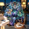 Saint Seiya Print Blanket - Soft & Comfortable, for Bedroom, Travel, Sofa, Home Decoration - Birthday Christmas Gift for Friend