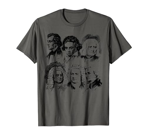Orchestra Symphony Classical Music Composer Beethoven Bach T-Shirt