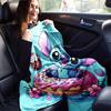 1pc Cute Stitch Printing Blanket - Soft, All-Season Throw for Living Room, Bedroom,Personalized Gift with Adorable Cartoon Design