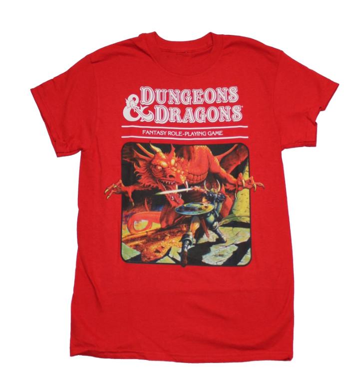 Dungeons amp Dragons Mens T- Shirt Cover Art Set 1 Basic Rules 3rd Edition Unisex T-Shirt S