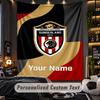TapestrySunderland FC Custom Name Text Personalized Wall Hanging Tapestry Home Wall Decor