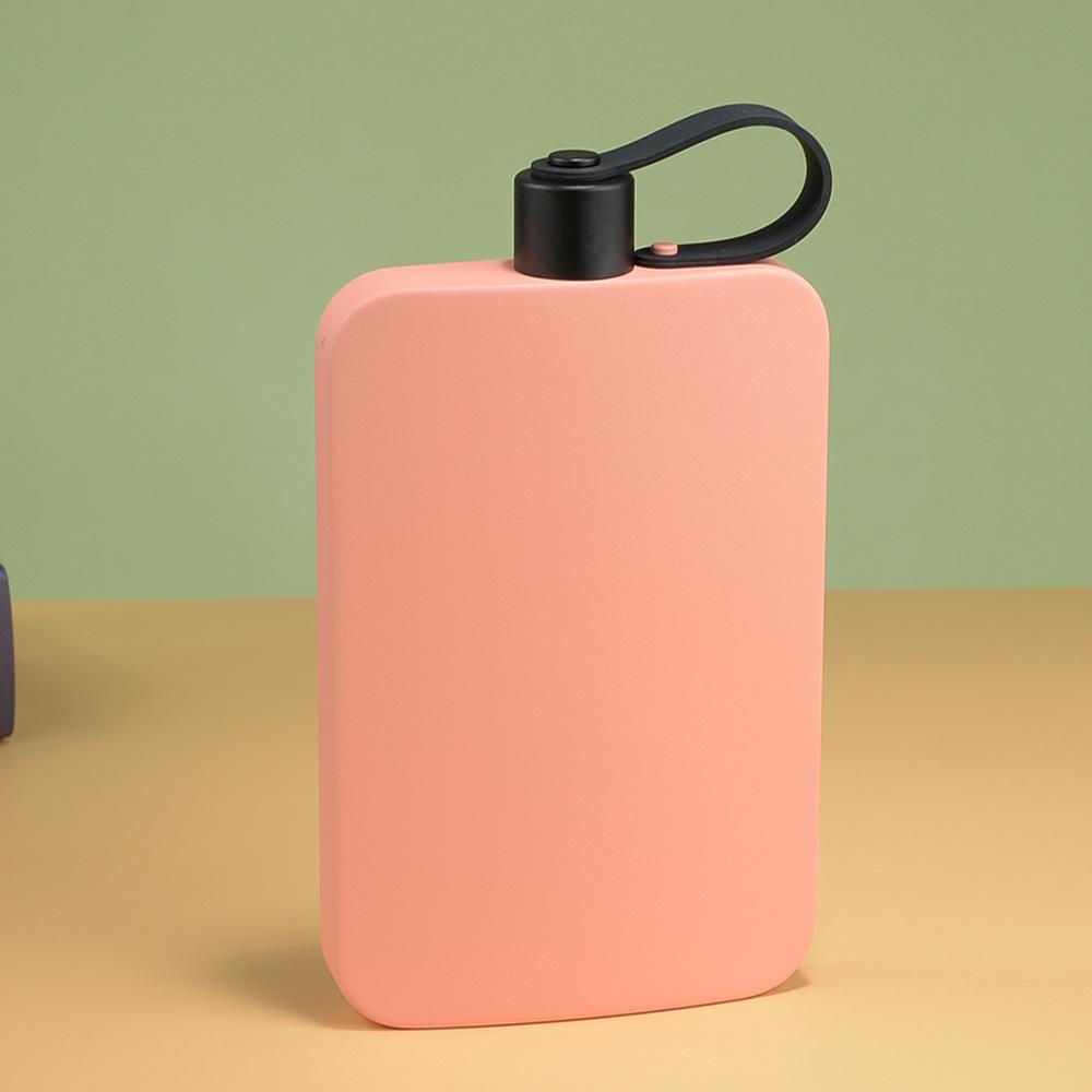 500ml 304 Stainless Steel Portable Pocket Flask - Large Capacity Unisex Flat Water Bottle