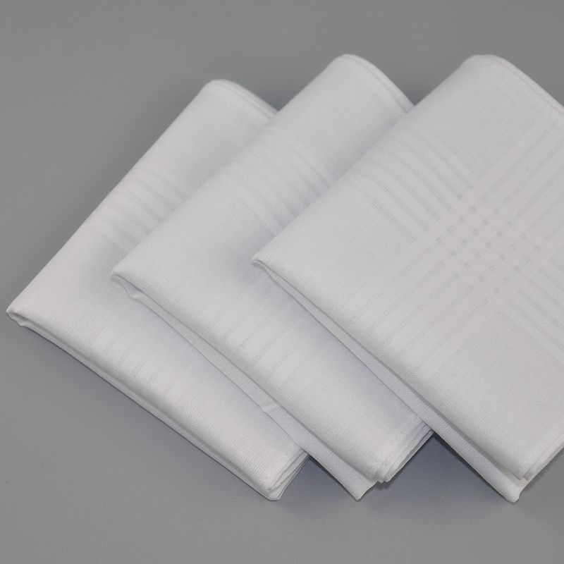 

Мужской костюм для детского сада из чистого хлопка с белым галстуком-бабочкой и принтом тай-дай, носовой платок Pure Cotton White 3 (28cm)