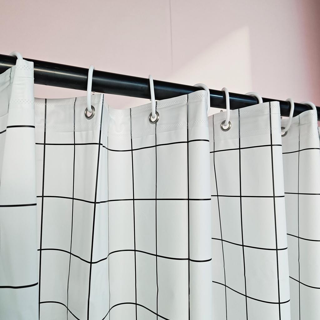 Domácí Koupelnový Závěs Koupelna Vodotěsný A Plísni Odolný Koupelnový Dělicí Závěs Závěsný Závěs Není Třeba Vrtat Otvory