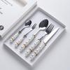 Ceramic Handle Stainless Steel Cutlery Set