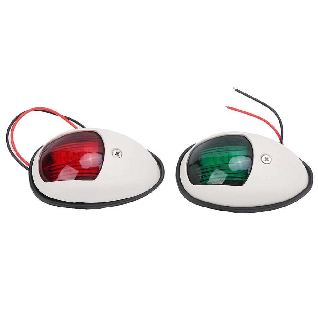 2PCS 10‑30V Boat Navigation Light LED Signal Warning Lamp Universal for Pontoon Yacht