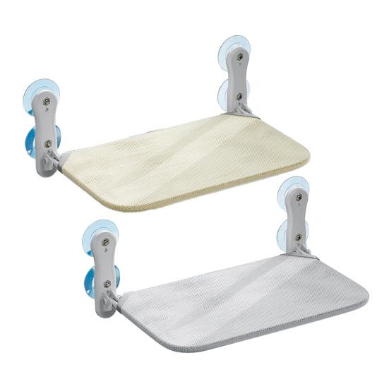 Suction Cup Cat Hammock Breathable Mesh Window Cat Perch Foldable Cat Bed Window Lounge for Indoor Cats Sunbathing Sleeping