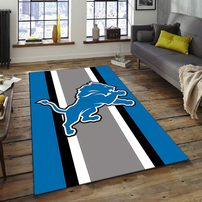 1pc Football Team Design Area Rug - Non-Slip, Soft & Cozy Floor Mat for Living Room, Bedroom, Office - Indoor/Outdoor Decorative Carpet