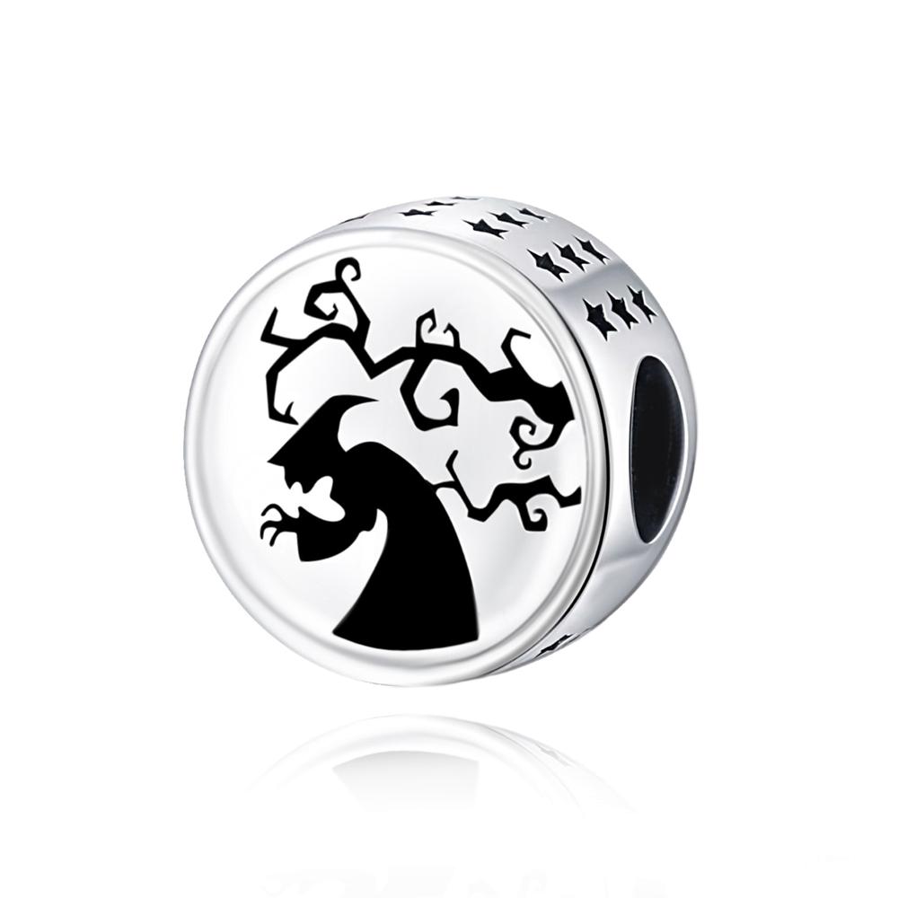 Funny Copper Pirate Skull Bathalloween Series Dangle Charm Fit Original Bracelet Diy Festival Gift Jewelry Making