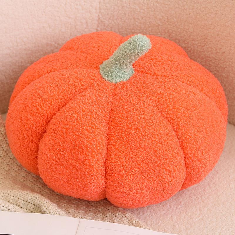 Plush Pumpkin Throw Pillow for Living Room & Indoor Decor