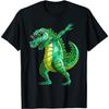 Dabbing Crocodile Alligator Reptile Animal Men Kids Dab T-Shirt(1)
