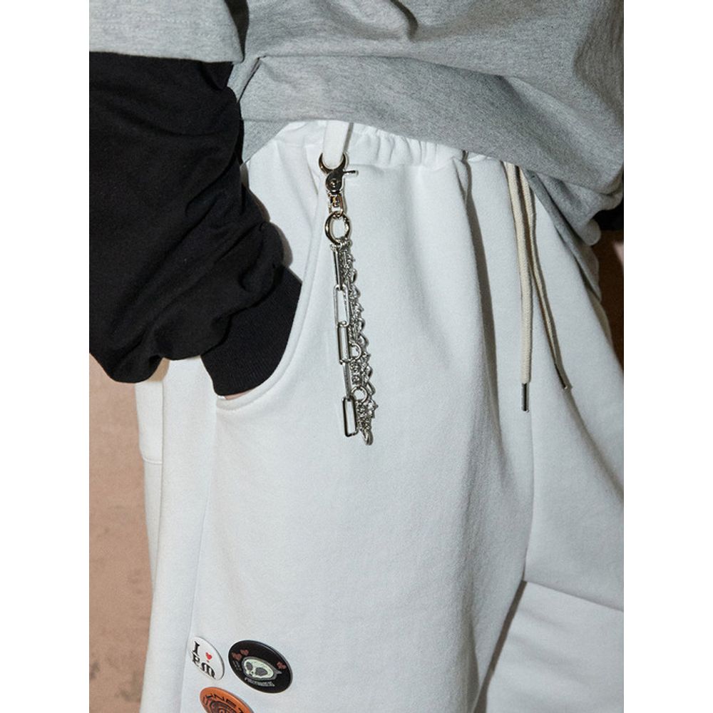 Freemario Mix Chain Keyring [Silver]
