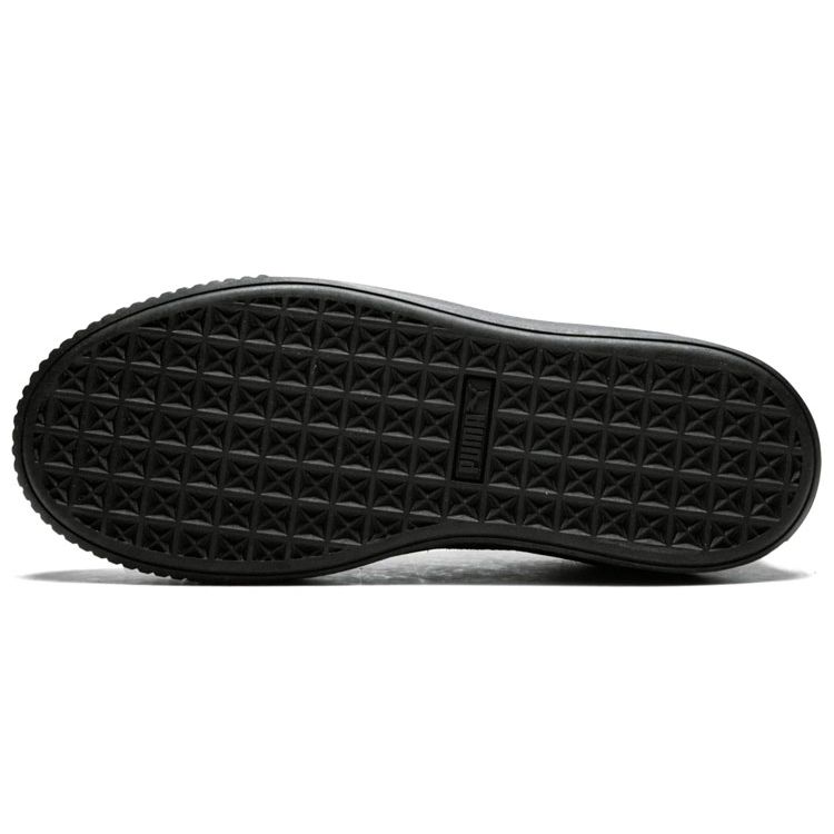 Puma  Suede Platform Crushed Gem - Black Women Sneakers Aged-Silver 365866-01