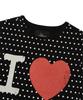RETRIEVER CLUB I Love Crop Tee [Black]