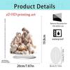 1PC Moon Castle Festive Party Tabletop Ornaments Alec Flat Ornament Family Bedroom Decoration