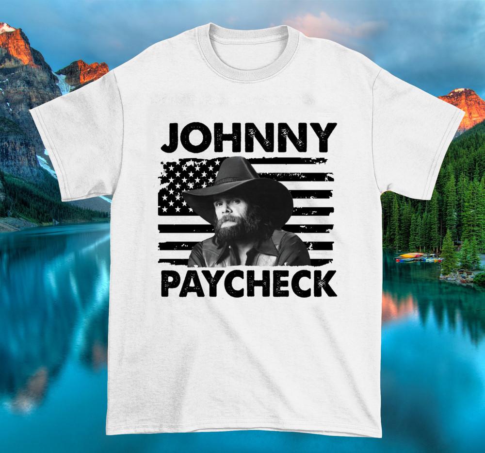 Johnny Paycheck Short Sleeve Cotton White Size S-4XL Unisex T-Shirt
