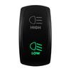 Boat Car Rocker Switch 12V/24V Waterproof Green Led SPST DPDT 20A for ARB/CARLING/NARVA/4x4 Pickup Truck JCB Machine Relays 5