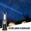 Flashlights High Lumens Long Range Torch Outdoor Portable Bright Flashlight with Side Light and LCD for Outdoor Camping Hiking