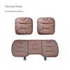 Universal Nappa Leather Car Seat Cushion for Mercedes-Benz/BMW - All Seasons, Single Piece Cover