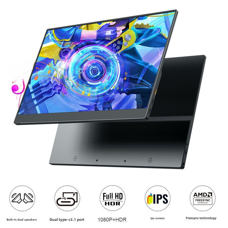 15.6-Inch HD Portable Type-C Display for Phone and Laptop Screen Extension