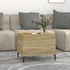 Coffee Table Sonoma Oak 60 X 44.5 X 45 Cm Particleboard