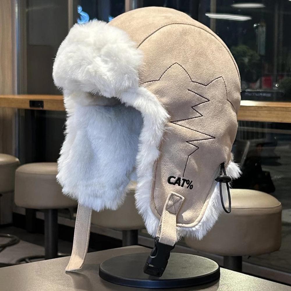 Hat Thick Warm Winter Hats for Men Women Fleece Fur Lined Beanie Hat Male Female Snow Ski Trapper Earflap Cap