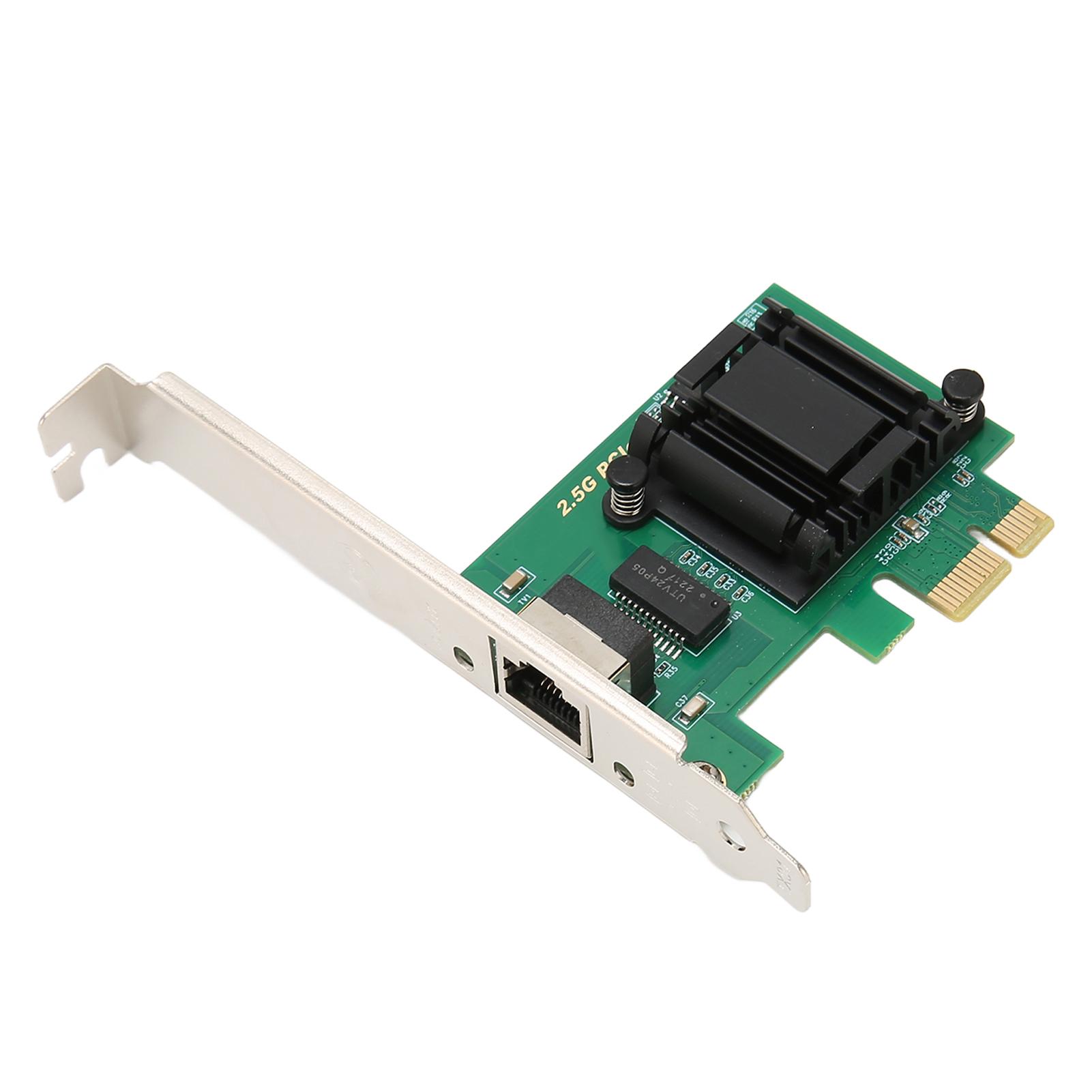 

Мережевий адаптер PCIe 2.5 Гбіт/с з кронштейном RJ45 PCI Express Гігабітний Ethernet-адаптер для настільного ПК