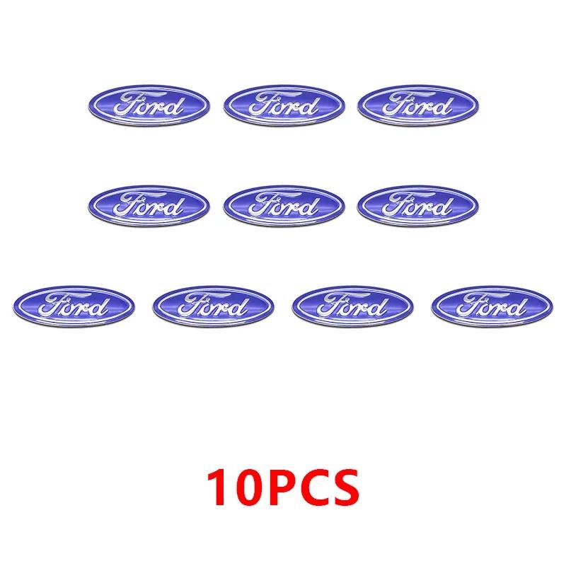 Car Sticker 2026 New 2025 Hot 21MM Ford Logo Car Remote Key Exquisite Emblem Sticker For Ford F150 Focus Ranger Fiesta Transit M