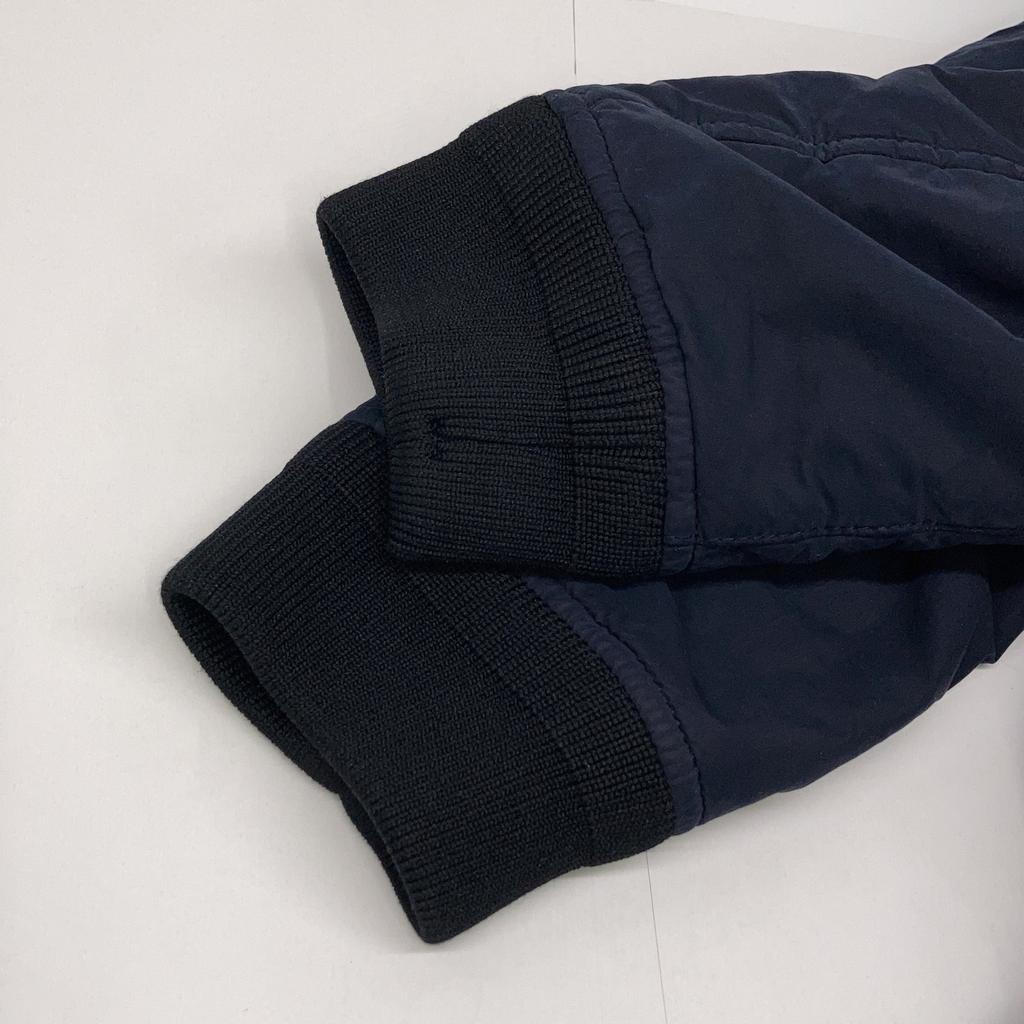 STONE ISLAND [Domestically Authorized] 751541131 DAVID LIGHT-TC WITH MICROPILE Cargo Pocket Hooded Jacket Jacket M NavyUsed