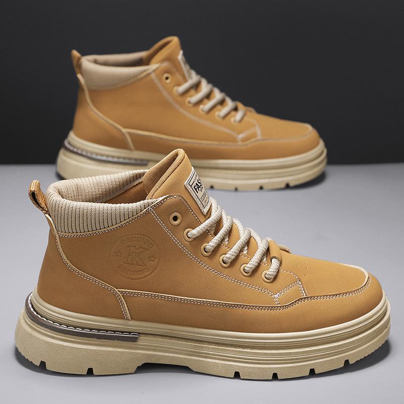 

Ботинки Martin мужские высокие осенние черные строительные рабочие страховые рабочие ботинки для инструментов мужские уличные боевые тренировочные альпинистские ботинки на толстой подошве 44