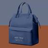 Lunch Tote Bag Insulated Bag Aluminum Foil Thickened Insulated Bag Lunch Bag with Shoulder Strap Handheld Lunch Bag