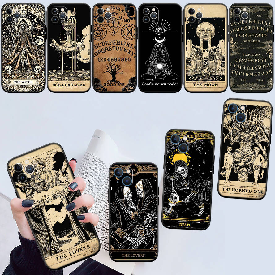 Divination Tarot Case for Samsung Note 20 10 S25 Plus Ultra Lite FE A11 A26 A51 A52 A53 A56 A70 A71 A72 A73 M20 M30 M21 M31 M51